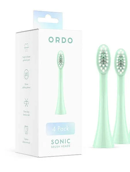 Ordo: Sonic Lite Electric: Brush Heads : Green/Sage and Blue/Ocean