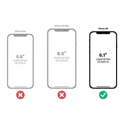 OTTERBOX DEFENDER SERIES SCREENLESS EDITION Case for iPhone Xr - Retail Packaging - BLACK