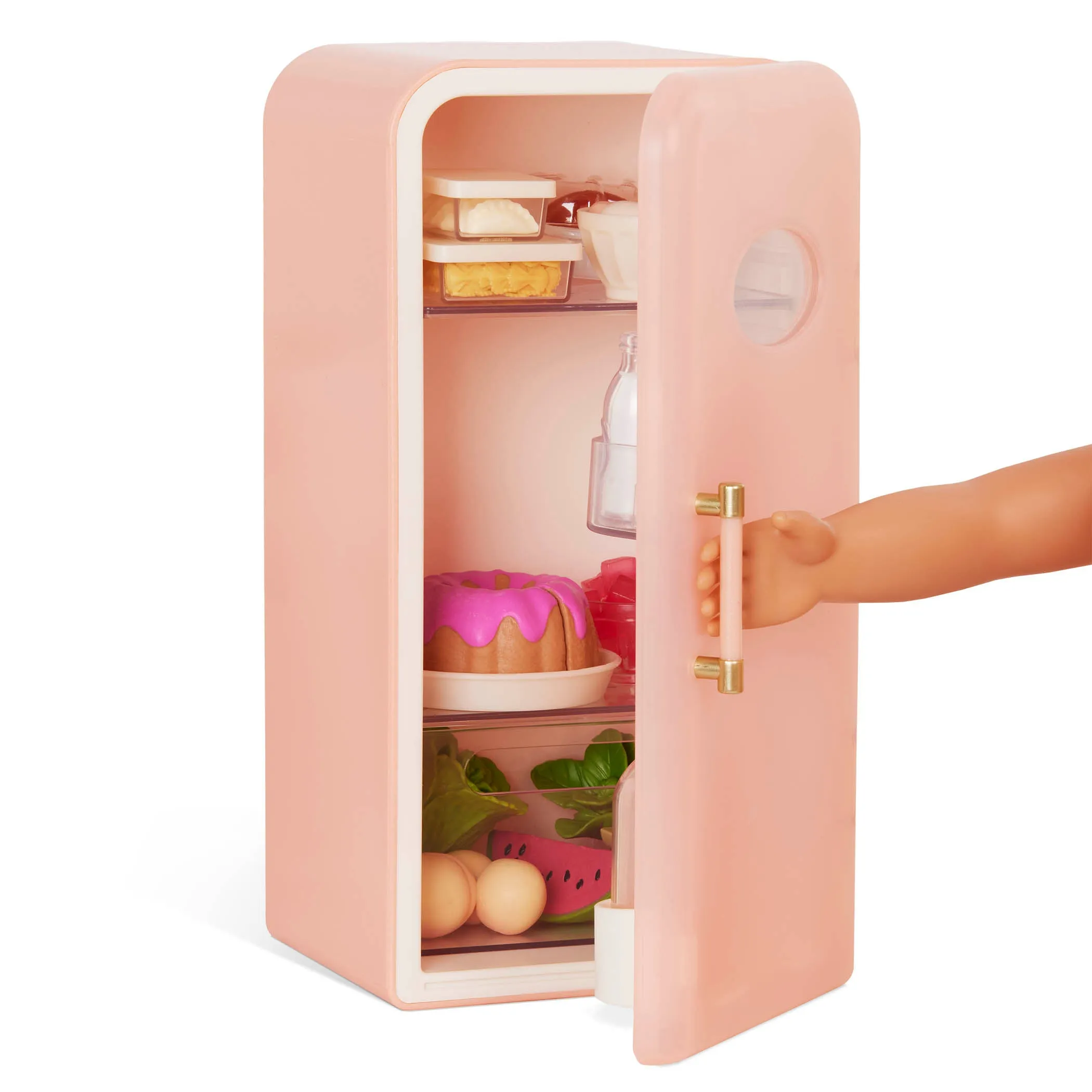 Our Generation Accessory Set - Mini Fridge with Groceries