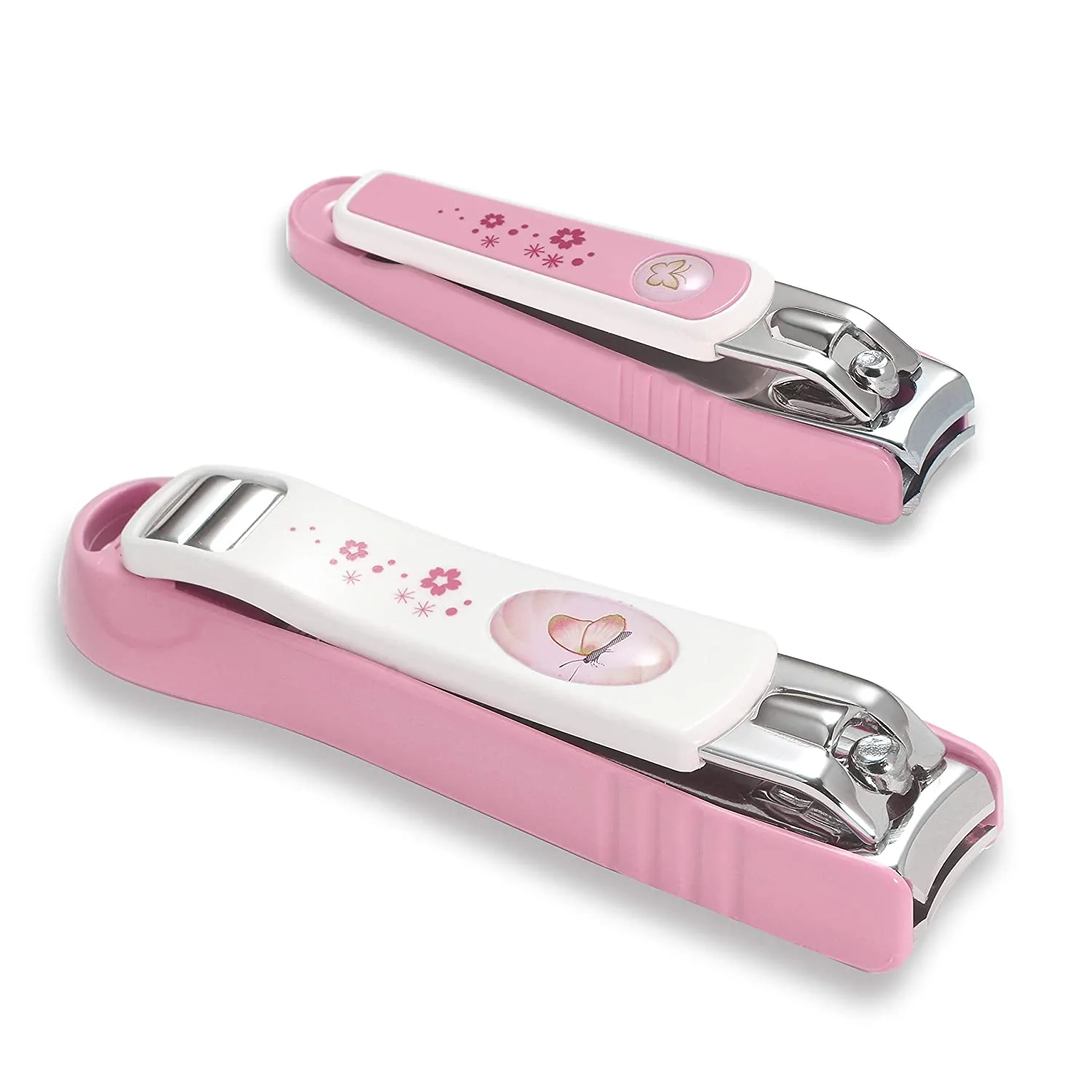 PAFASON Nail Clipper Set with Nail Catcher & Nail File Super Sharp for Fingernail & Toenail Clippers for Men & Women