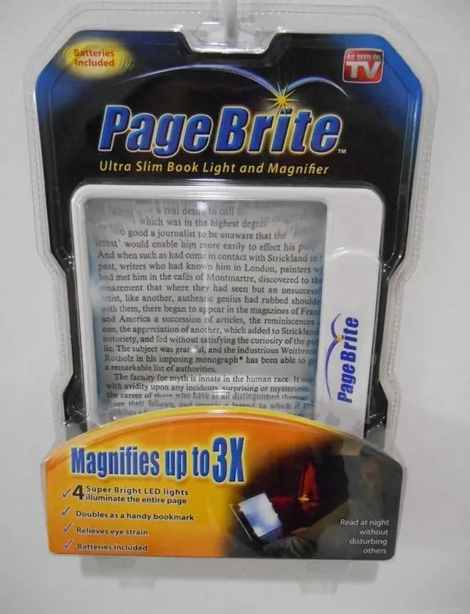 Page Brite Ultra Slim Book Light and Magnifier
