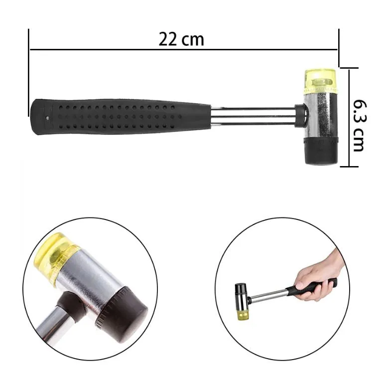 Paintless Dent Repair Kit 6 Rods   Hammer   Dent Repair Pen with attachments