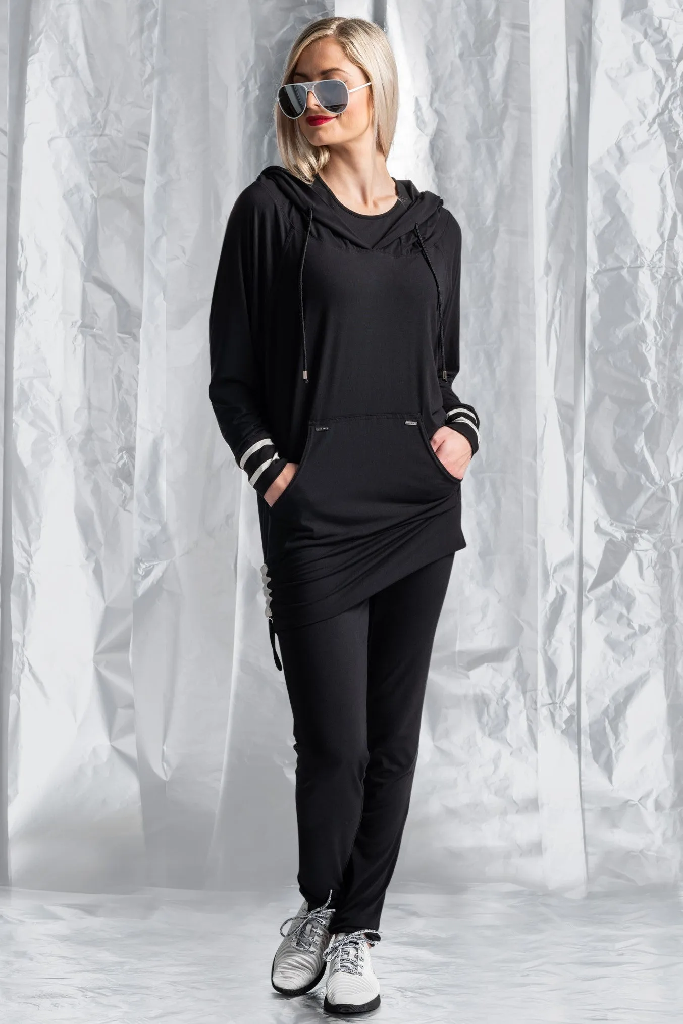 PAULA RYAN RELAXED Slim Leg Long Weekend Pant - Cashmere Modal