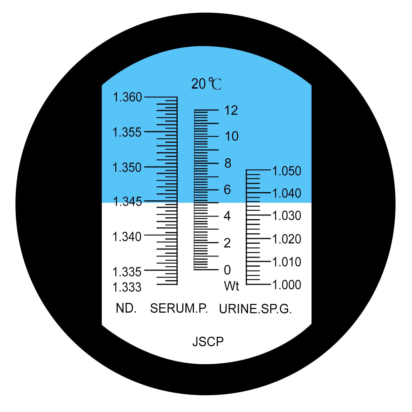 PD_28 Kibeland Handheld Clinical Refractometer, Serum Protein 0~12g/dl, Urine Specific Gravity 1.000~1.050sg, Refractive Index 1.333~1.360 RI, with EXTRA Mini USB Light