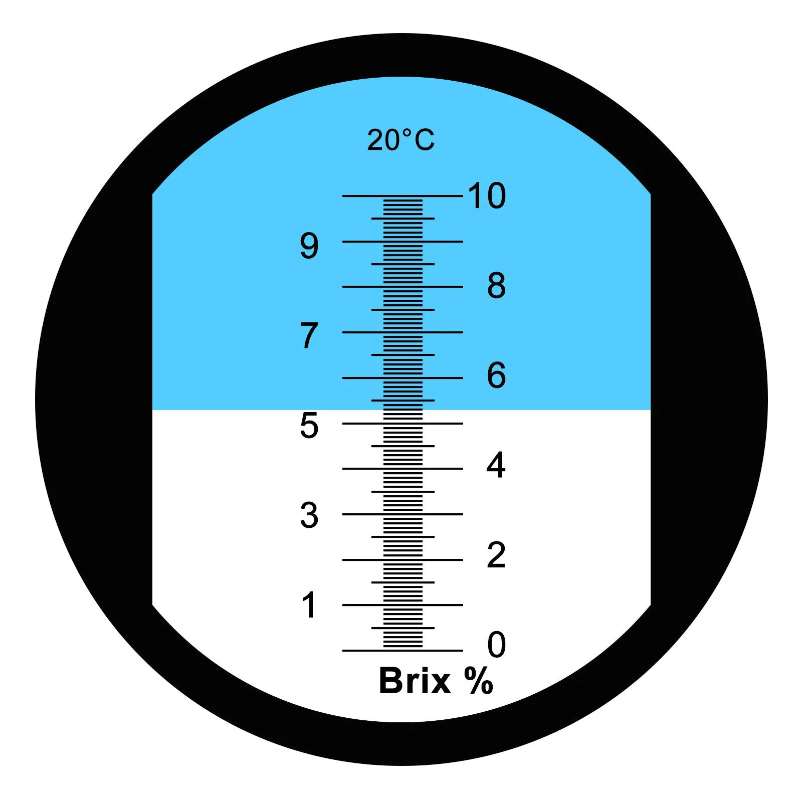 PD_31 Kibeland Handheld Brix Refractometer with ATC, Brix Scale 0~10%, low-concentrated sugar solutions, with EXTRA Mini USB Light