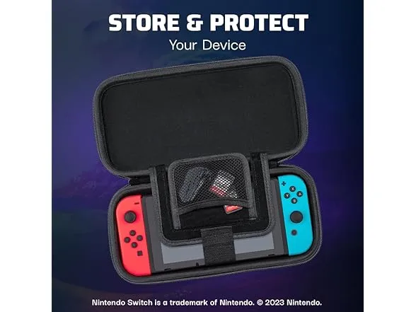 PDP Gaming GLOW Bundle Kit: REMATCH - Wired Pro Controller   Travel Case, Legend of Zelda BOTW: Sheikah Shoot (Glow in the Dark) - Officially Licensed for Nintendo Switch/ Lite/ OLED
