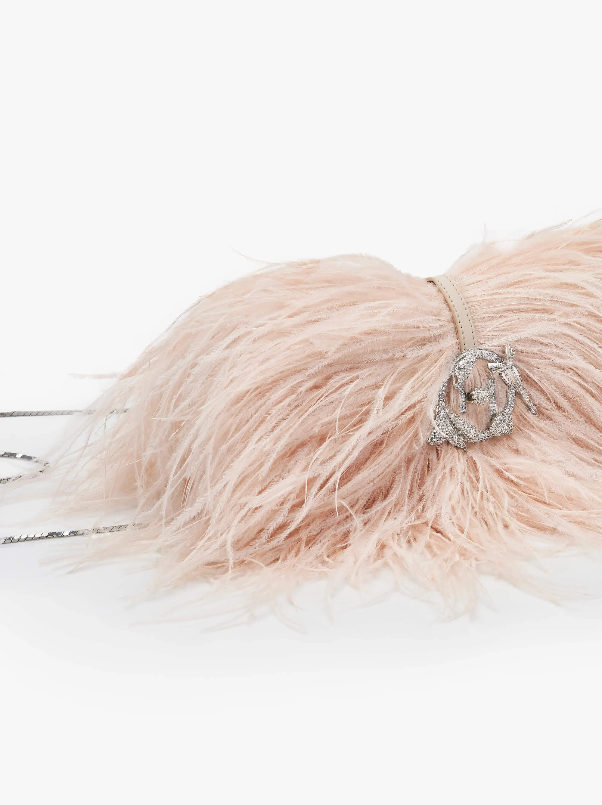 Pearl pink scarlet midi bag