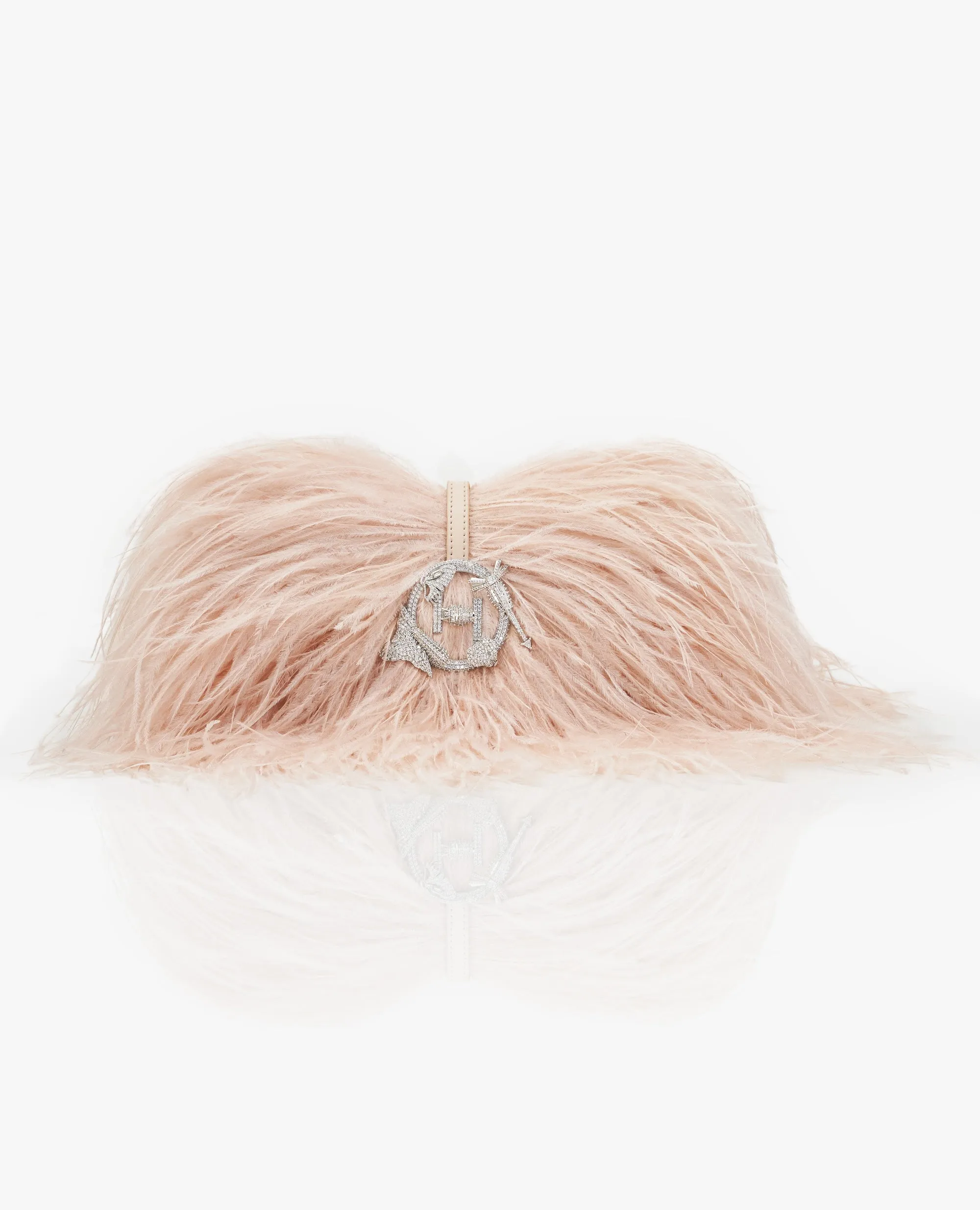 Pearl pink scarlet midi bag