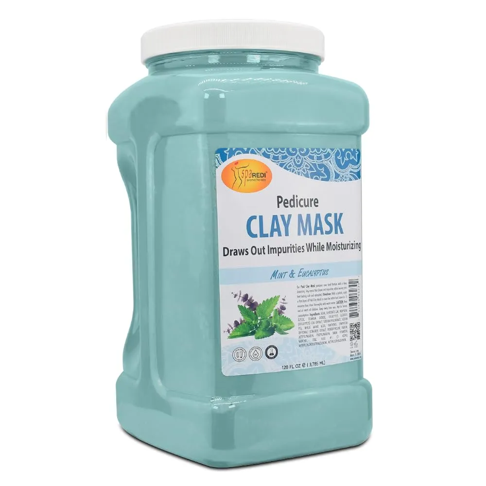 Pedi Clay Mask Mint - 128oz