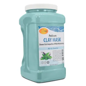 Pedi Clay Mask Mint - 128oz