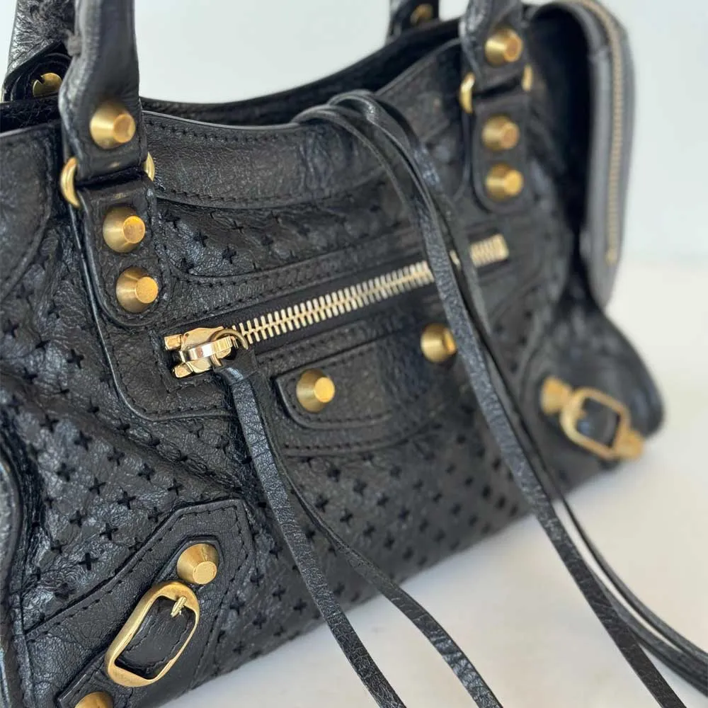 Perforated City Bag