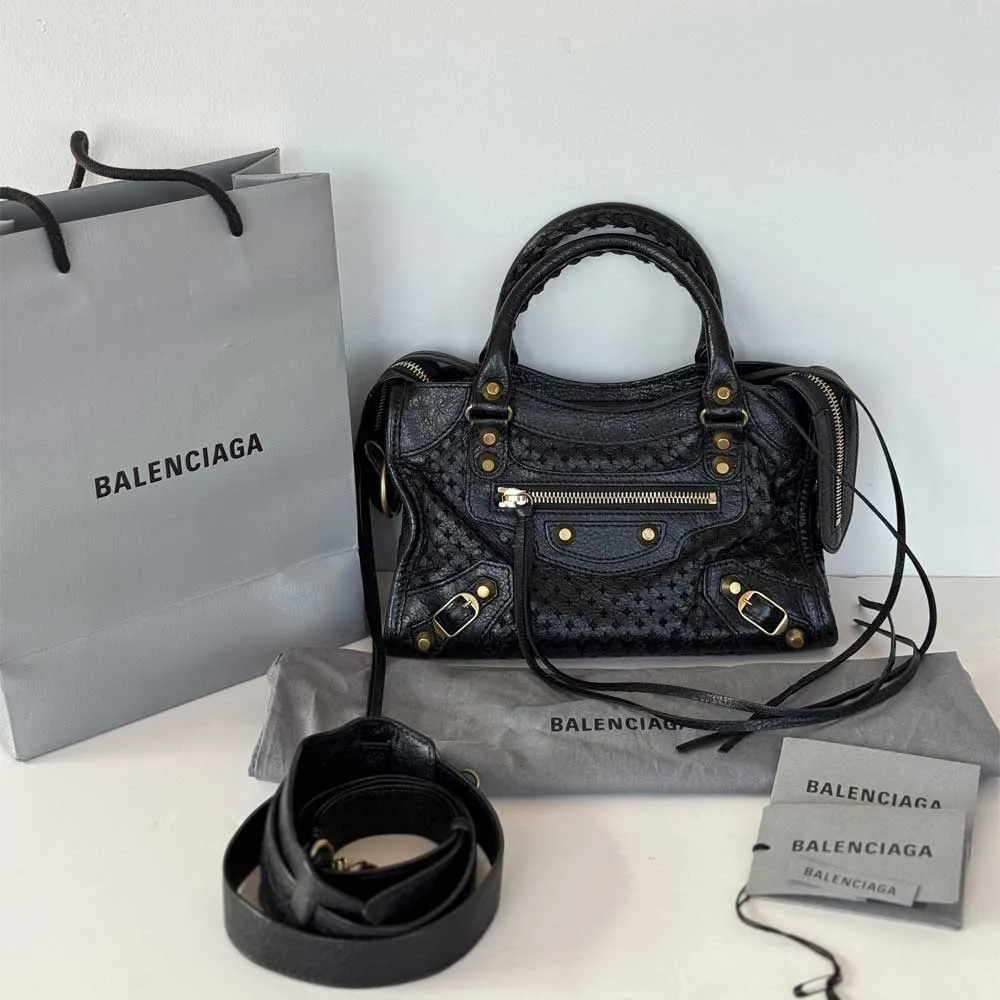 Perforated City Bag