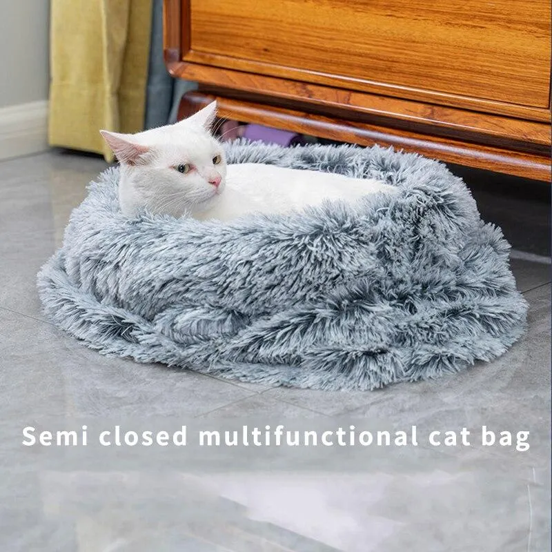 Pet Dog Cat Mats Soft Fluffy Long Plush Pet Blankets Thin Covers for