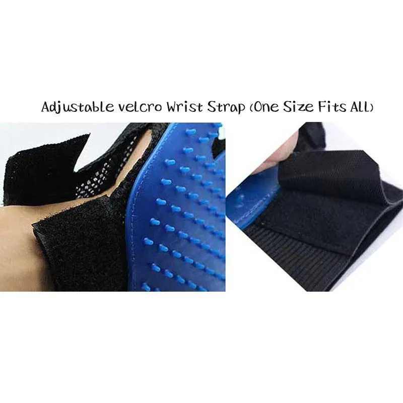 Pet Soft Silicone Brush Grooming Glove