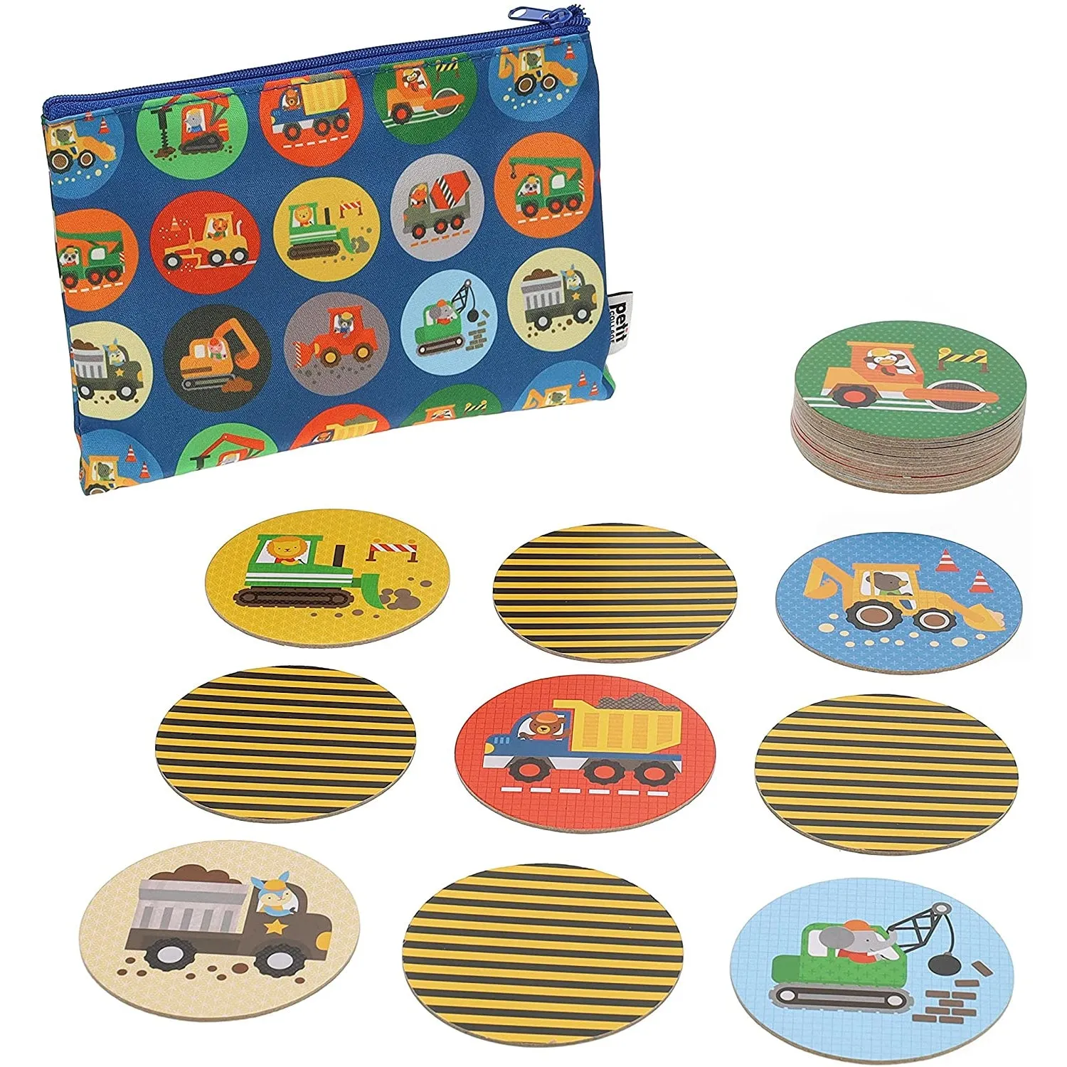 Petit Collage Construction Matching Game