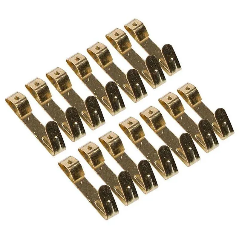 Picture Hanging Kit | Brass Hooks Nails Spirit Level Picture Wire