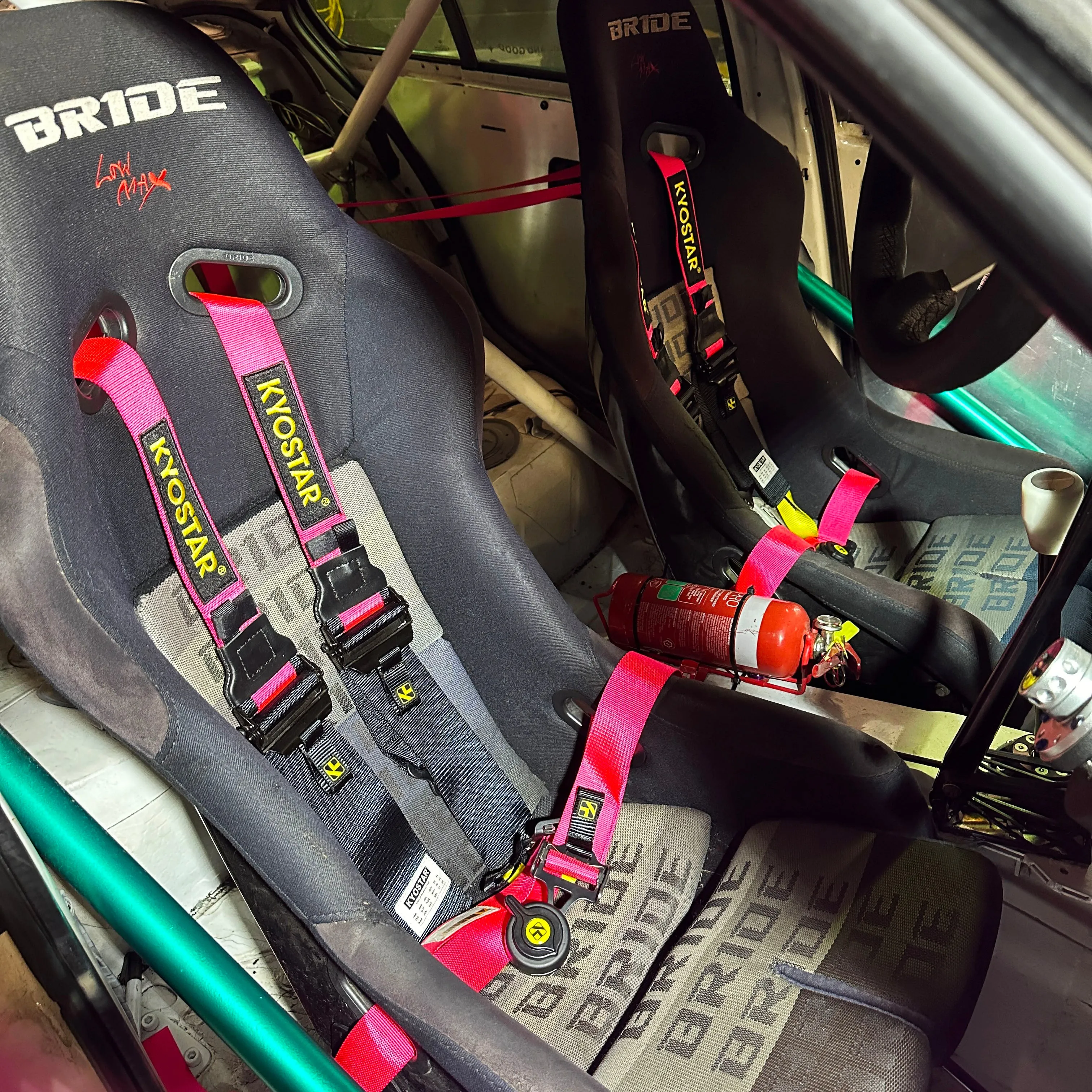 Pink 5 Point Racing Harness