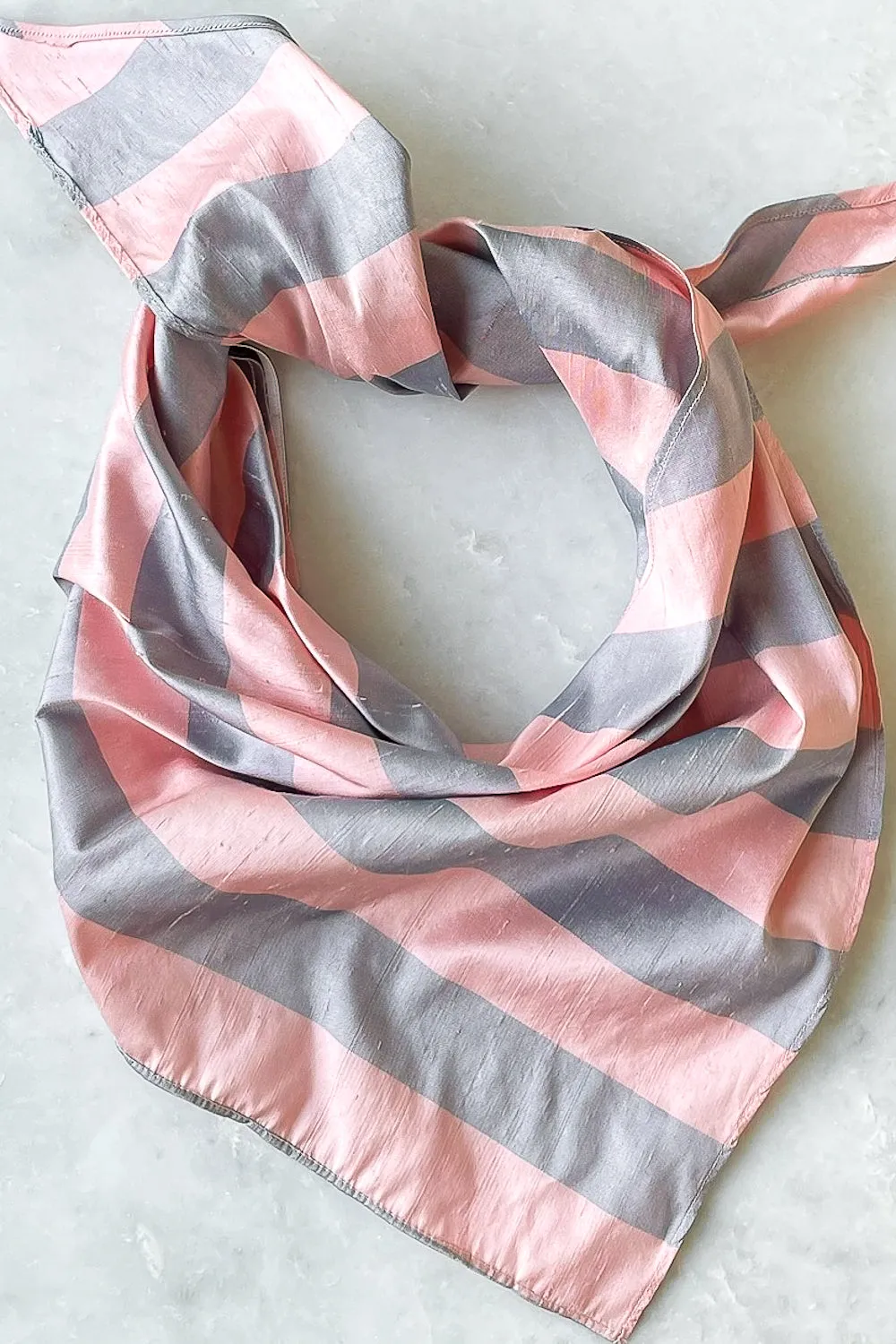 Pink & Purple Stripe Bandana