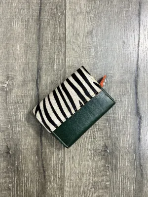 Plain & Fur Leather Purse