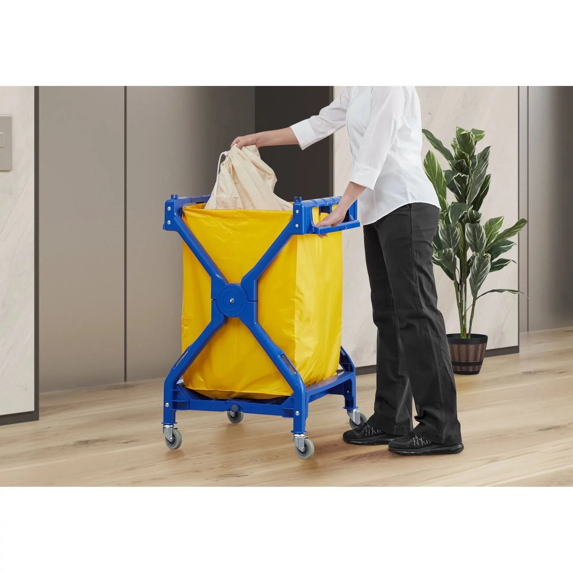 Plastic X- Frame Cart - Sold By The Case