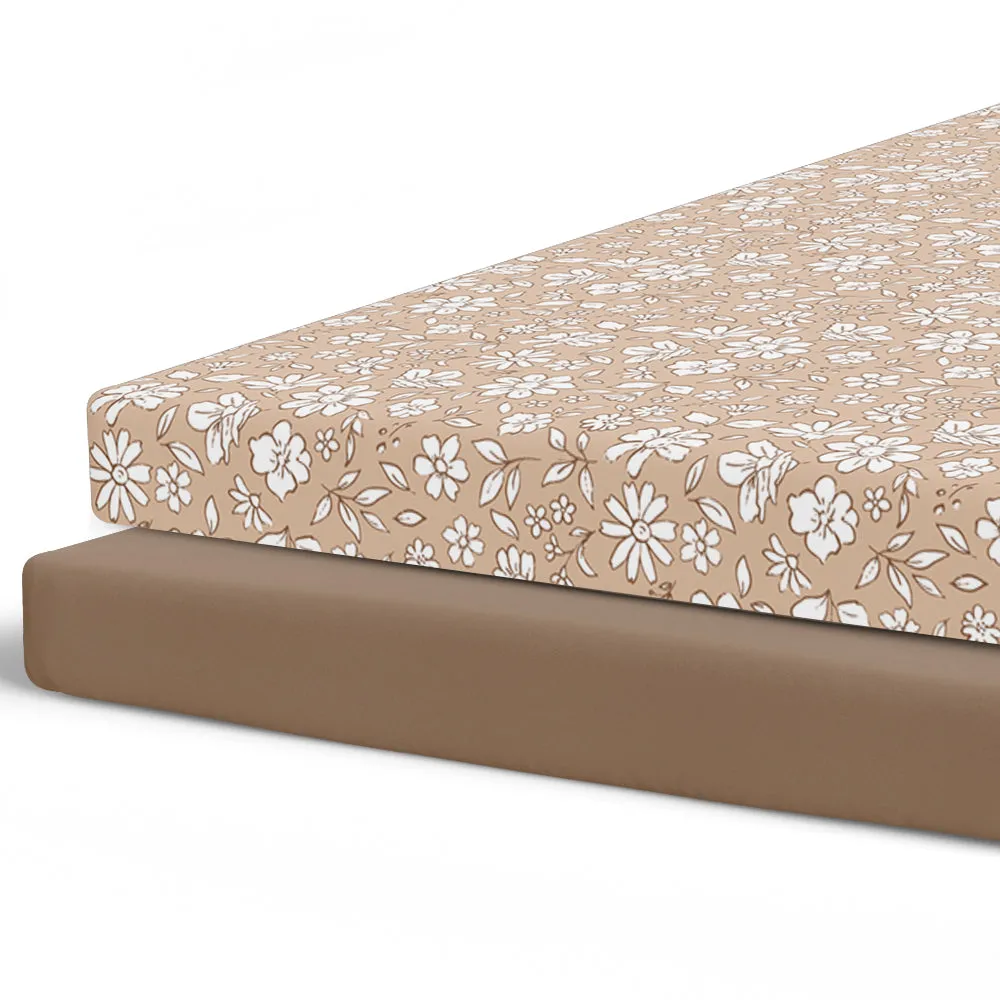 Playard / Mini Crib sheets - Meadow