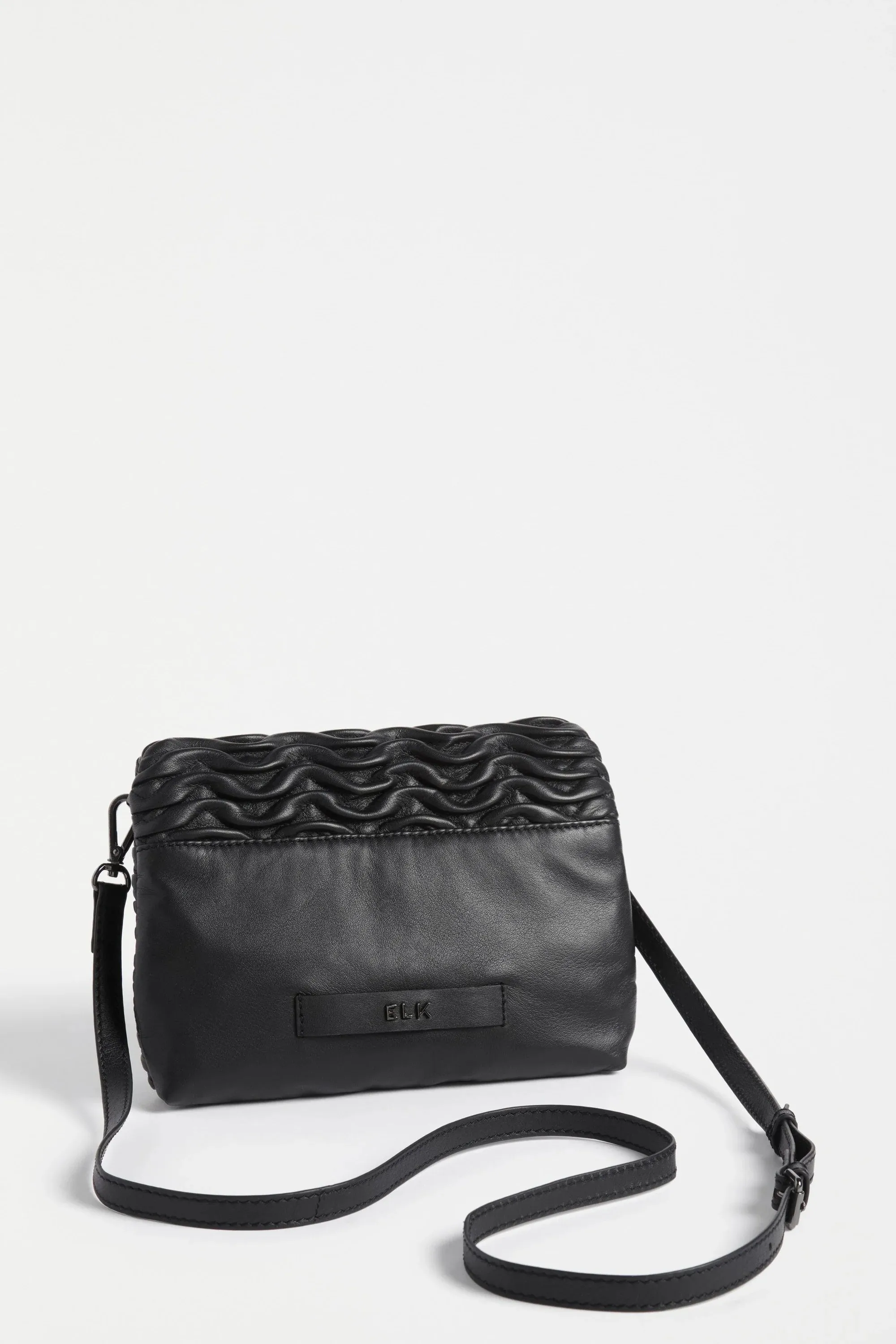 Plissi Crossbody - Black