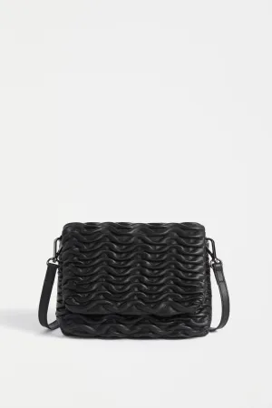 Plissi Crossbody - Black