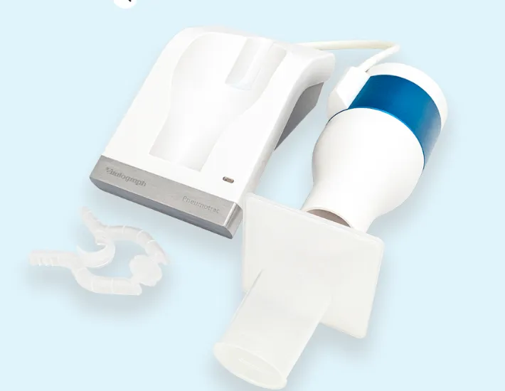Pneumotrac Spirometer with Spirotrac 6 Software- Full featured desktop spirometry complete with Spirotrac software to integrate with your PC, laptop or tablet.