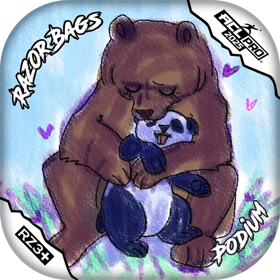 Podium | Bear Hug | ACL PRO Razor Cornhole Bags