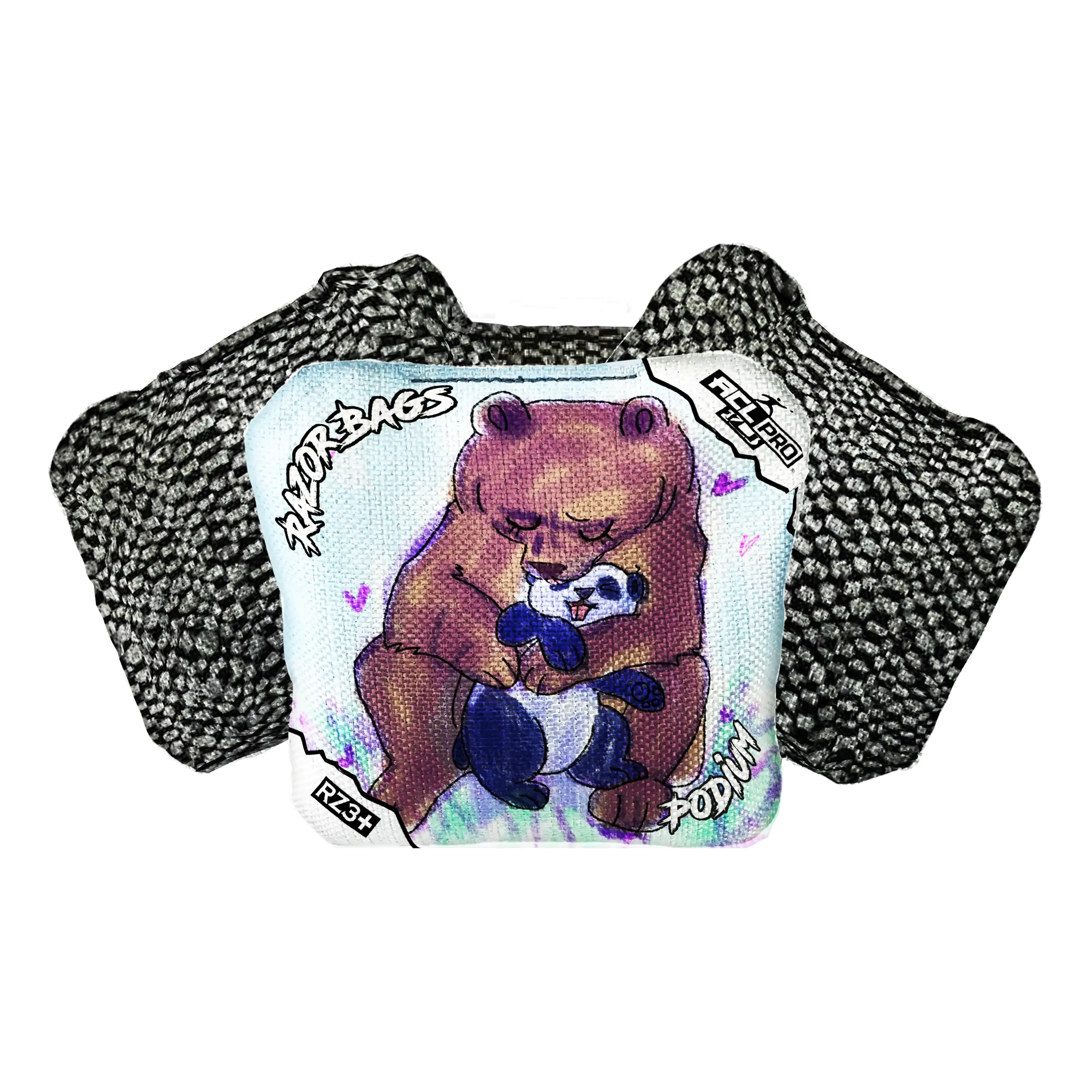 Podium | Bear Hug | ACL PRO Razor Cornhole Bags