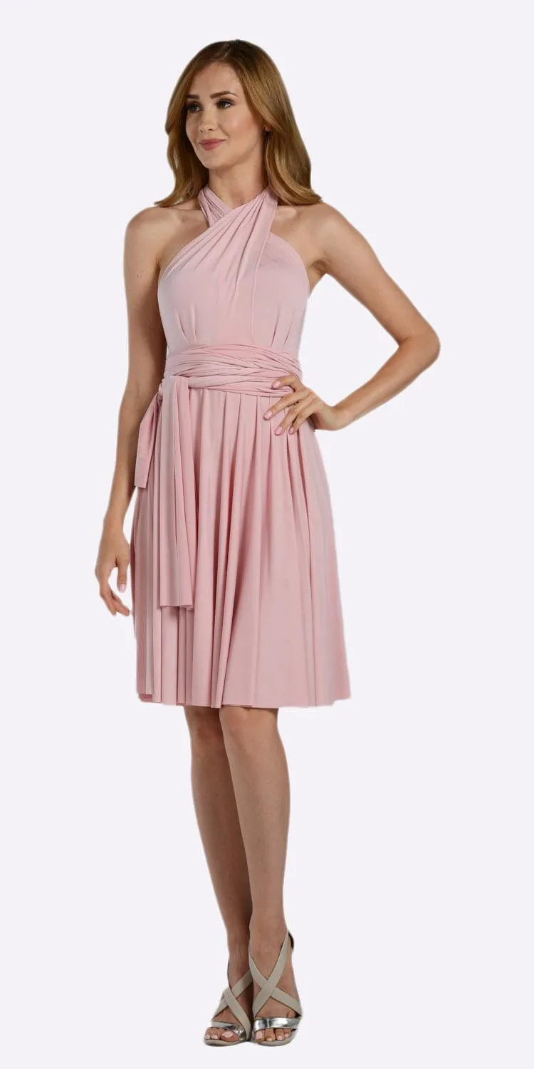 Poly USA 7020 Short Convertible Jersey Dress 20 Different Looks
