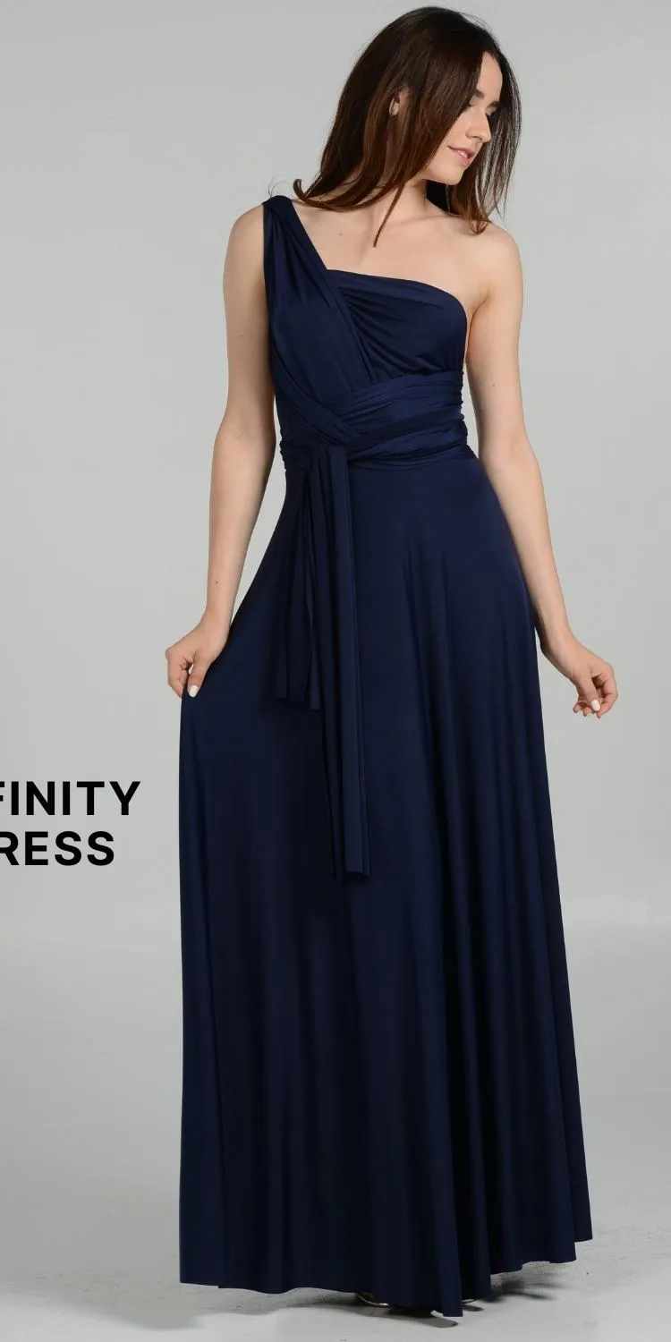 Poly USA 7022 Long Convertible Jersey Dress 20 Different Looks
