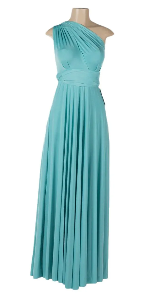Poly USA 7022 Long Convertible Jersey Dress 20 Different Looks
