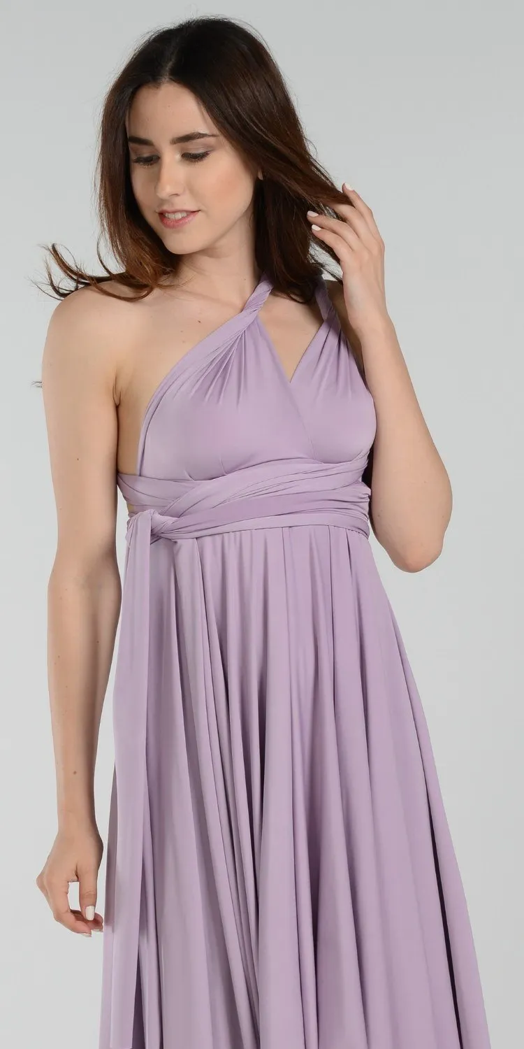 Poly USA 7022 Long Convertible Jersey Dress 20 Different Looks