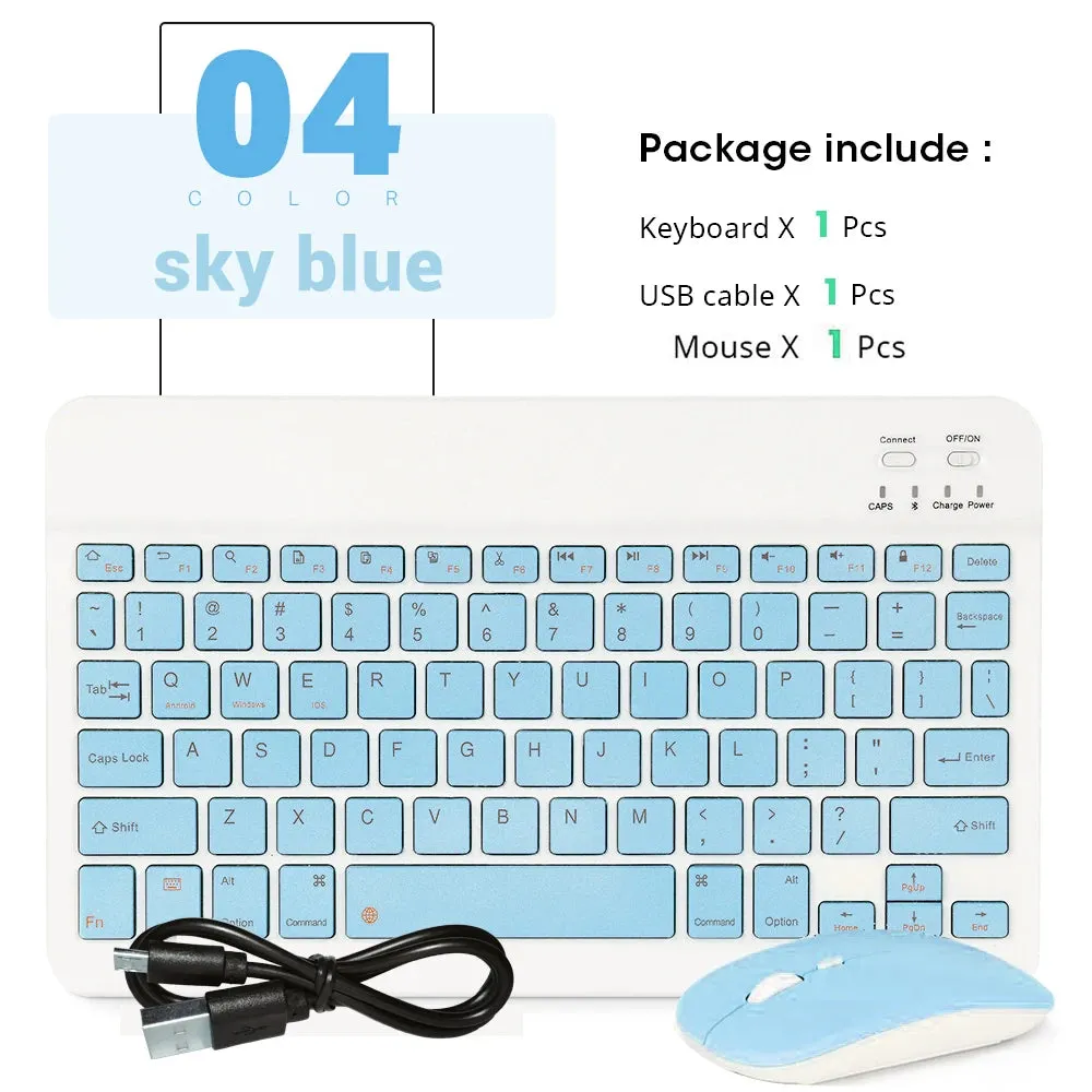 Portable Bluetooth Keyboard & Mouse for iPad