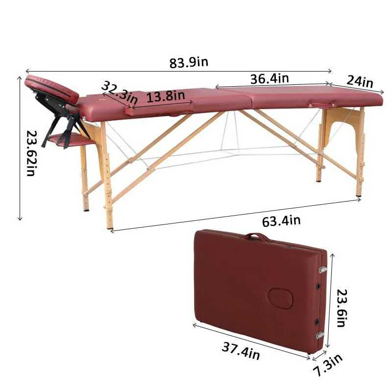 Portable Folding Massage Table - 84" Folding Massage Table