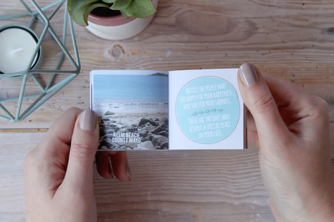 Positive Thinking Quote Books | The Itty Bitty Inspiration Box © | Gift for Book Lovers