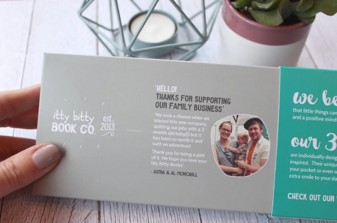 Positive Thinking Quote Books | The Itty Bitty Inspiration Box © | Gift for Book Lovers