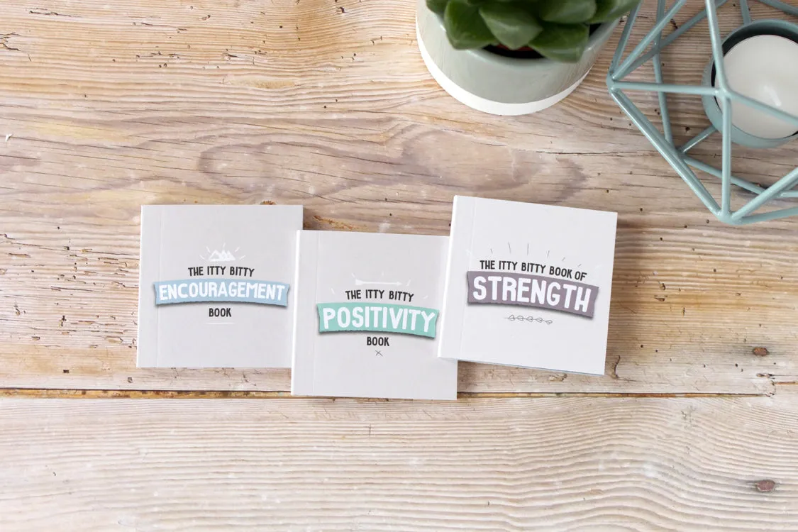 Positive Thinking Quote Books | The Itty Bitty Inspiration Box © | Gift for Book Lovers
