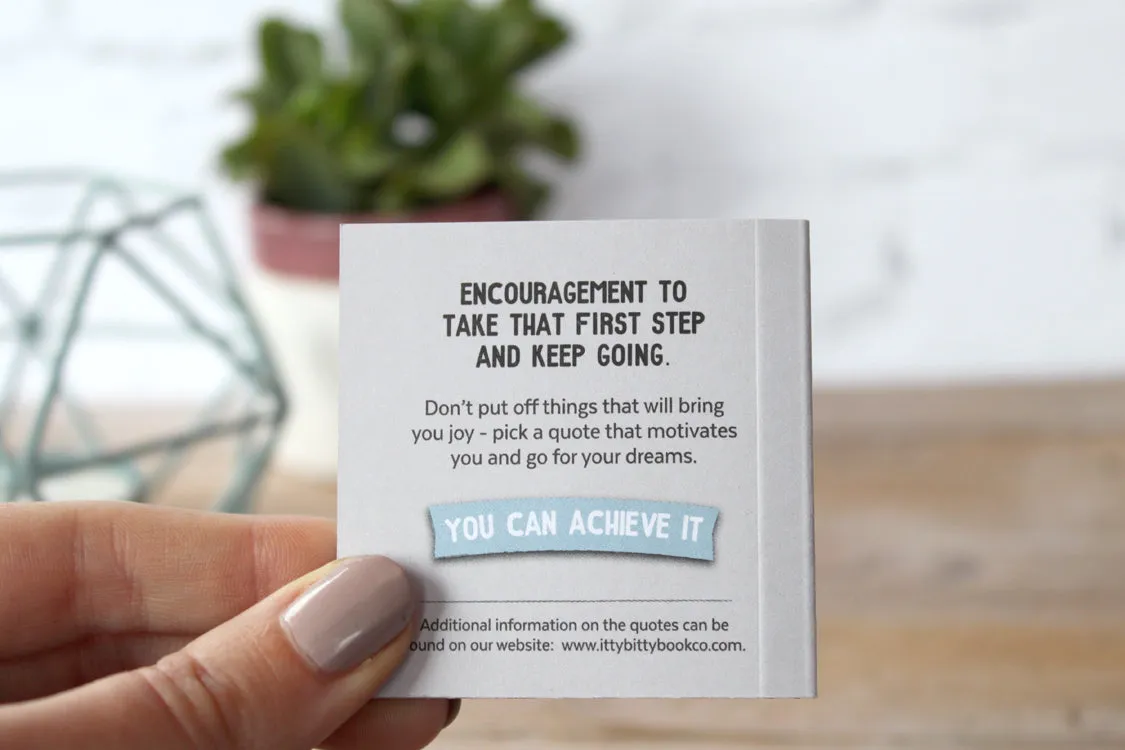 Positive Thinking Quote Books | The Itty Bitty Inspiration Box © | Gift for Book Lovers