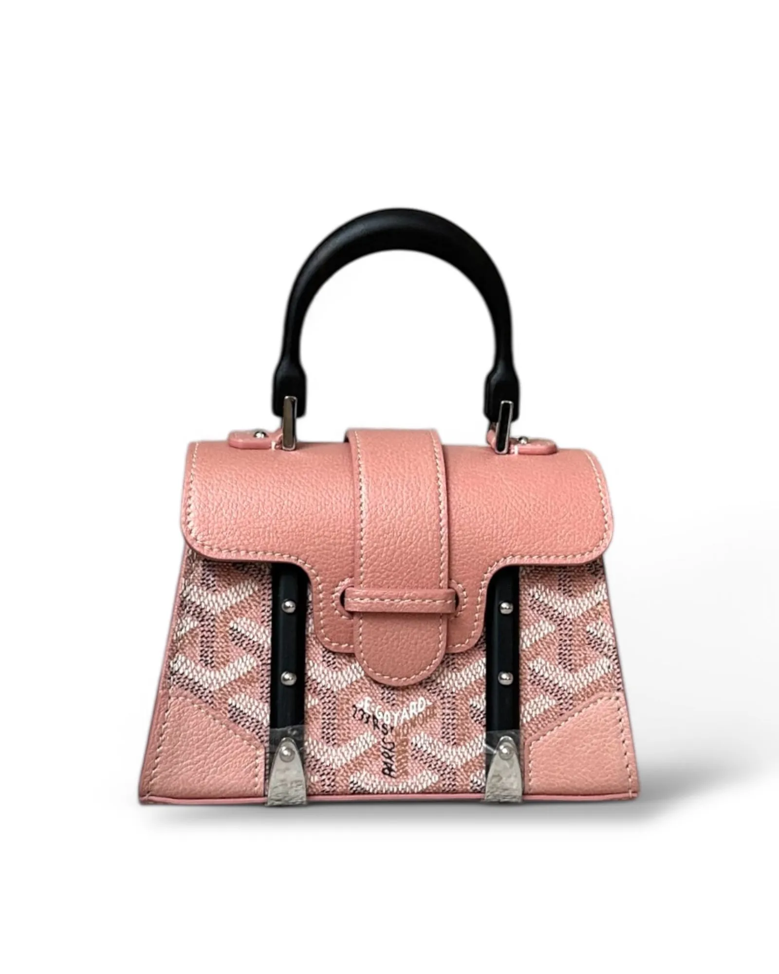 Pre-owned Limited Edition Goyard Nano Saigon Pink – Pristine Condition, Full Set