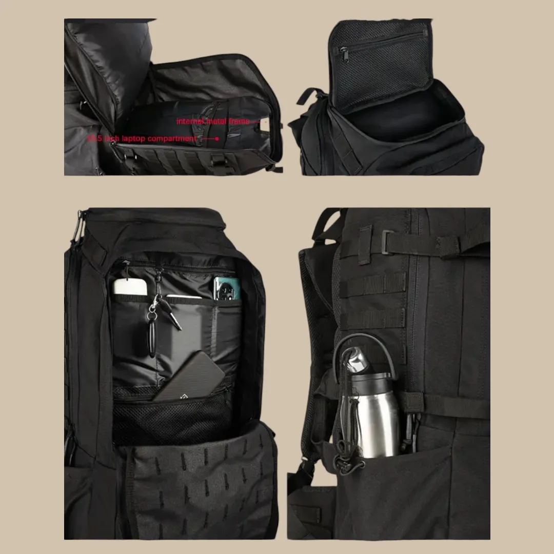 PrepPro 65L Tactical Backpack – Rugged, Versatile & Built for Adventure