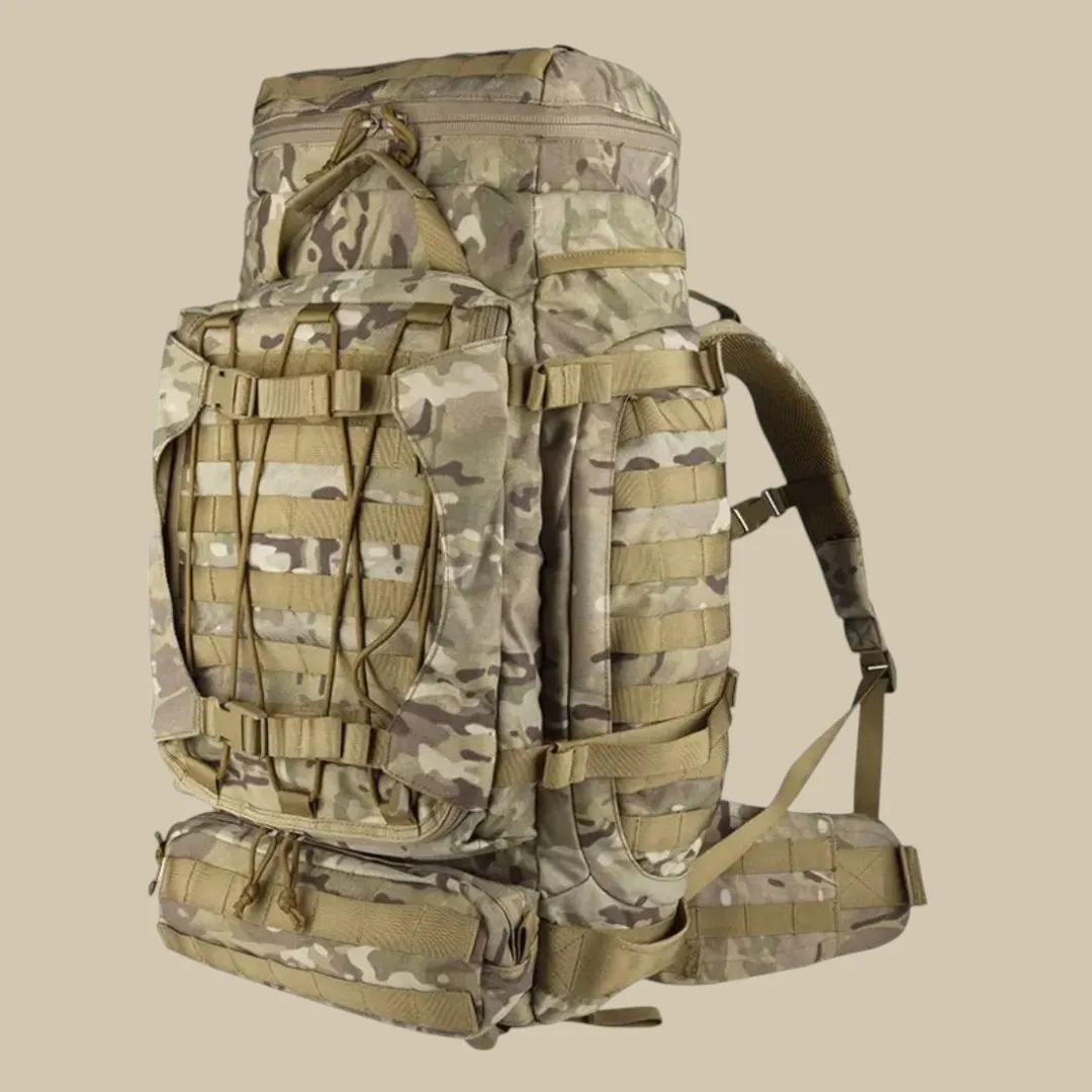 PrepPro 90L Military Tactical Rucksack – Ultimate Outdoor & Survival Backpack