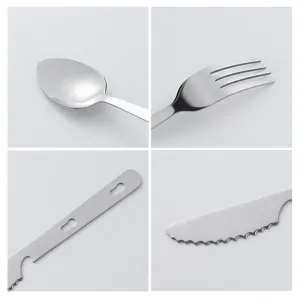 PrepPro Stainless Steel Camping Cutlery Set – Durable, Compact &amp; Ready for Any Adventure