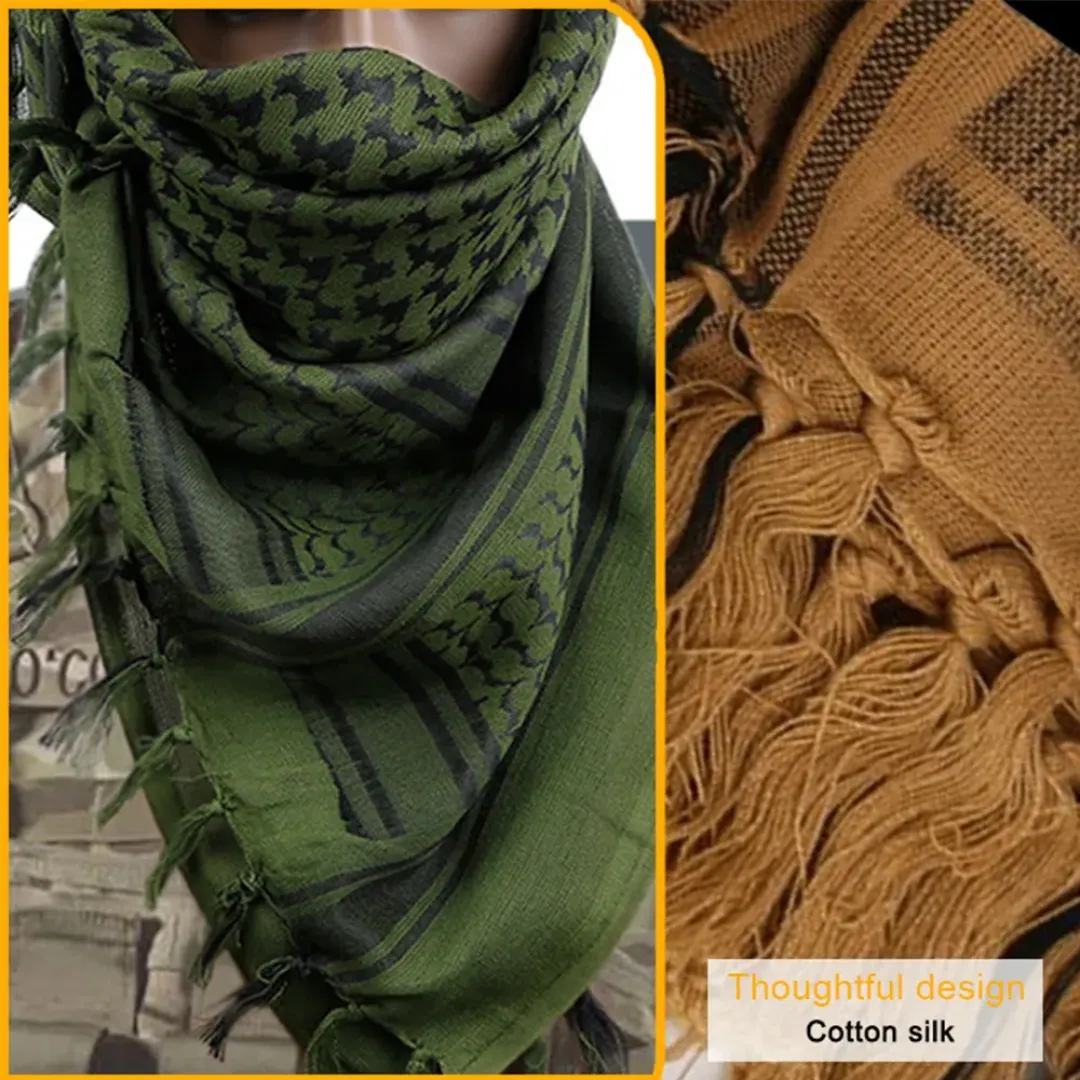 PrepPro Tactical Shemagh Scarf – Versatile Desert Wrap