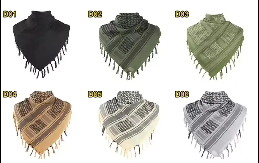 PrepPro Tactical Shemagh Scarf – Versatile Desert Wrap