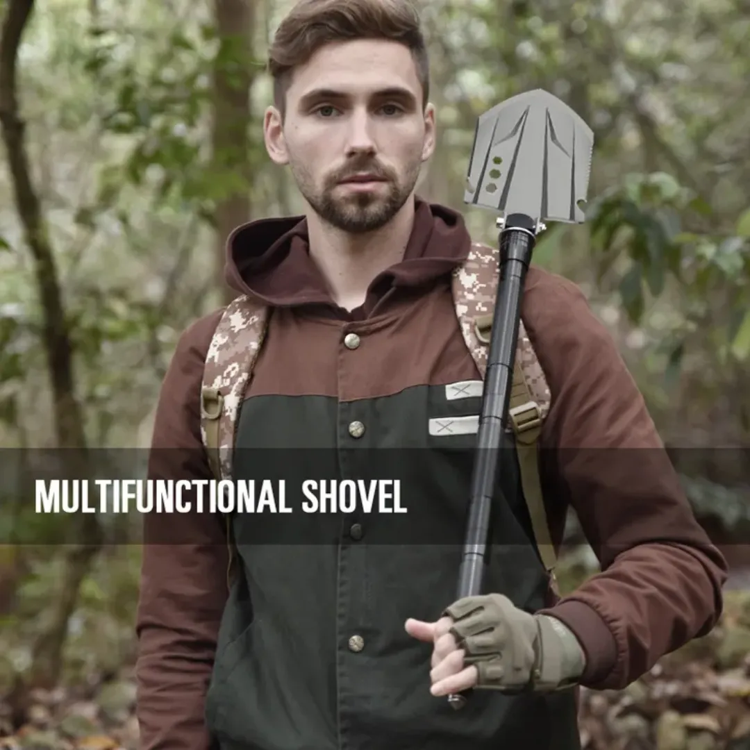 PrepPro Titan Survival Shovel – 11-in-1 Elite Outdoor Tool
