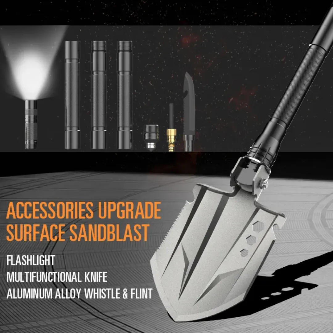 PrepPro Titan Survival Shovel – 11-in-1 Elite Outdoor Tool