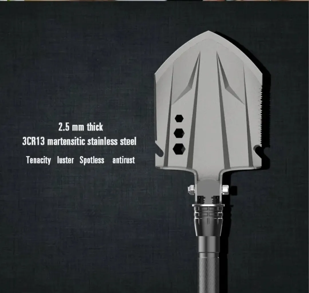 PrepPro Titan Survival Shovel – 11-in-1 Elite Outdoor Tool