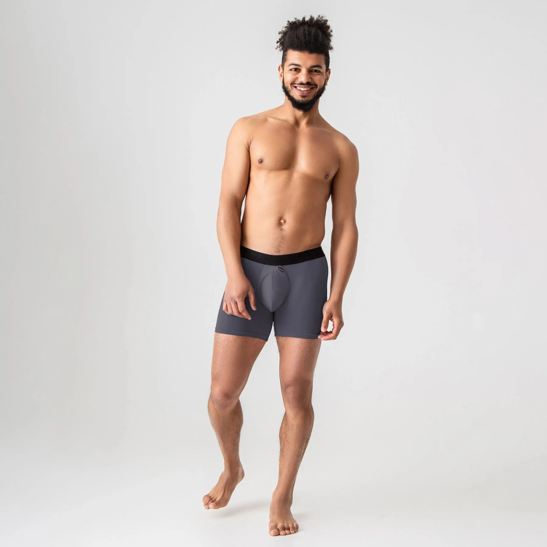 ProActive Soft Boxer Brief 5.8", Graphite